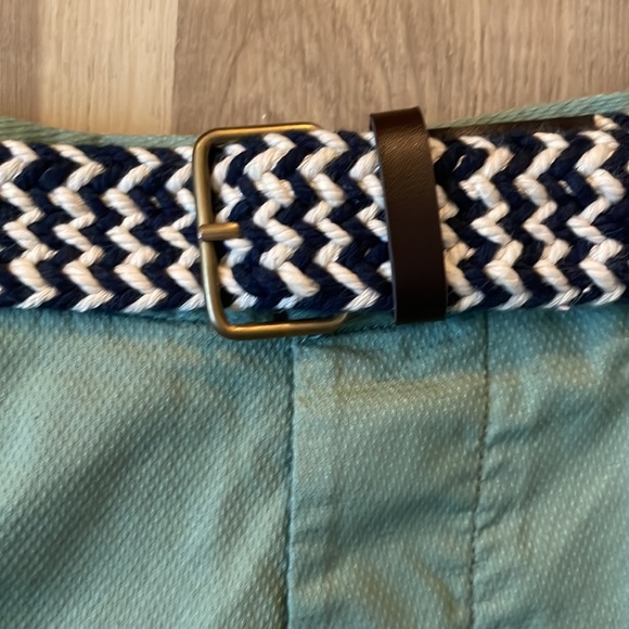 Men’s Free People sage green shorts with woven fabric belt, size 30 - Picture 4 of 10